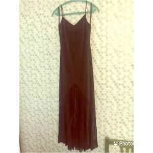 Stenay vintage hi-lo beaded dress 2002